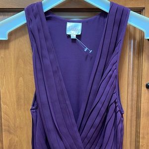 Parker XS pleated dress New woTags